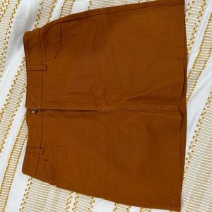 Forever 21 Suede brown skirt